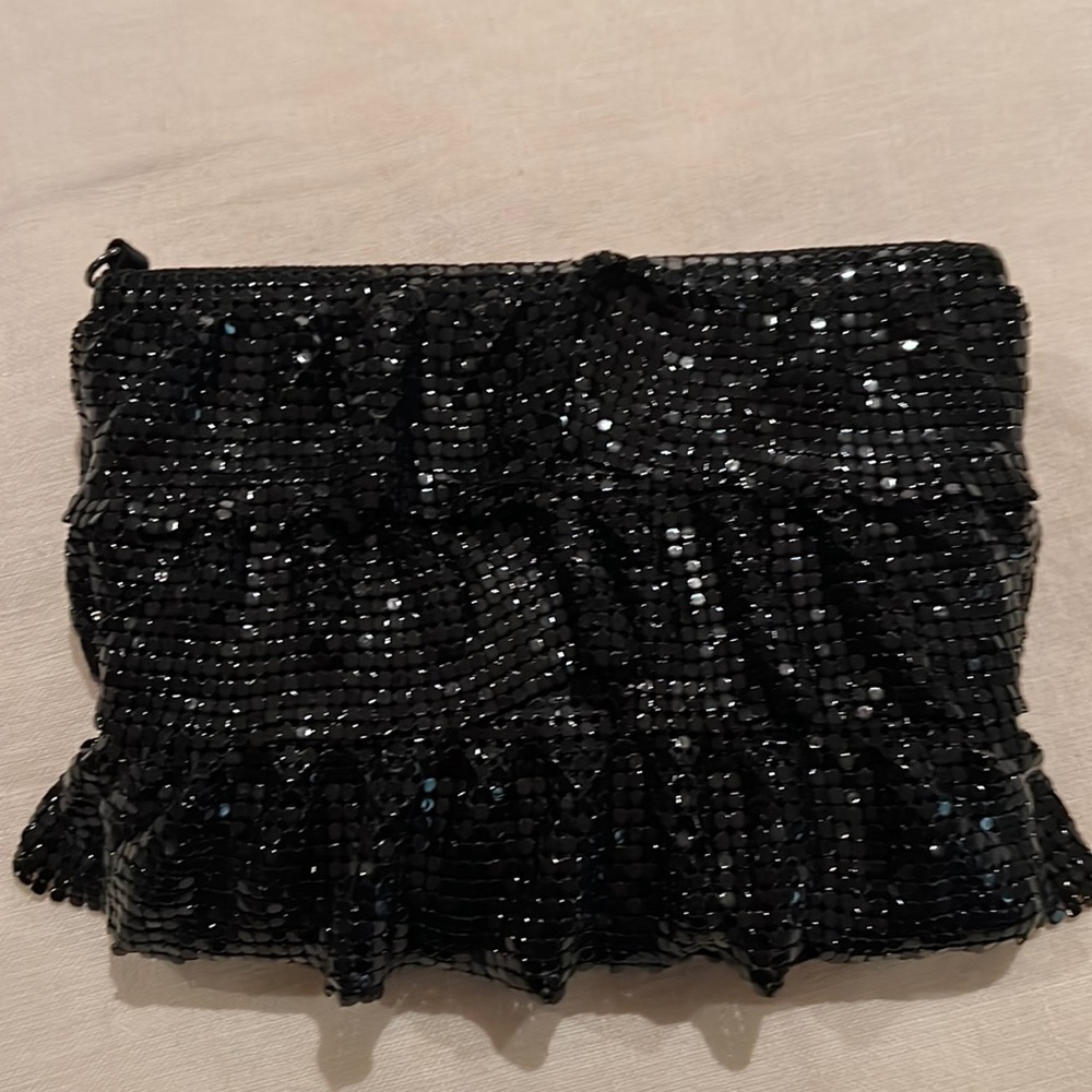 BCBG evening bag. Brand new condition. Black sequins